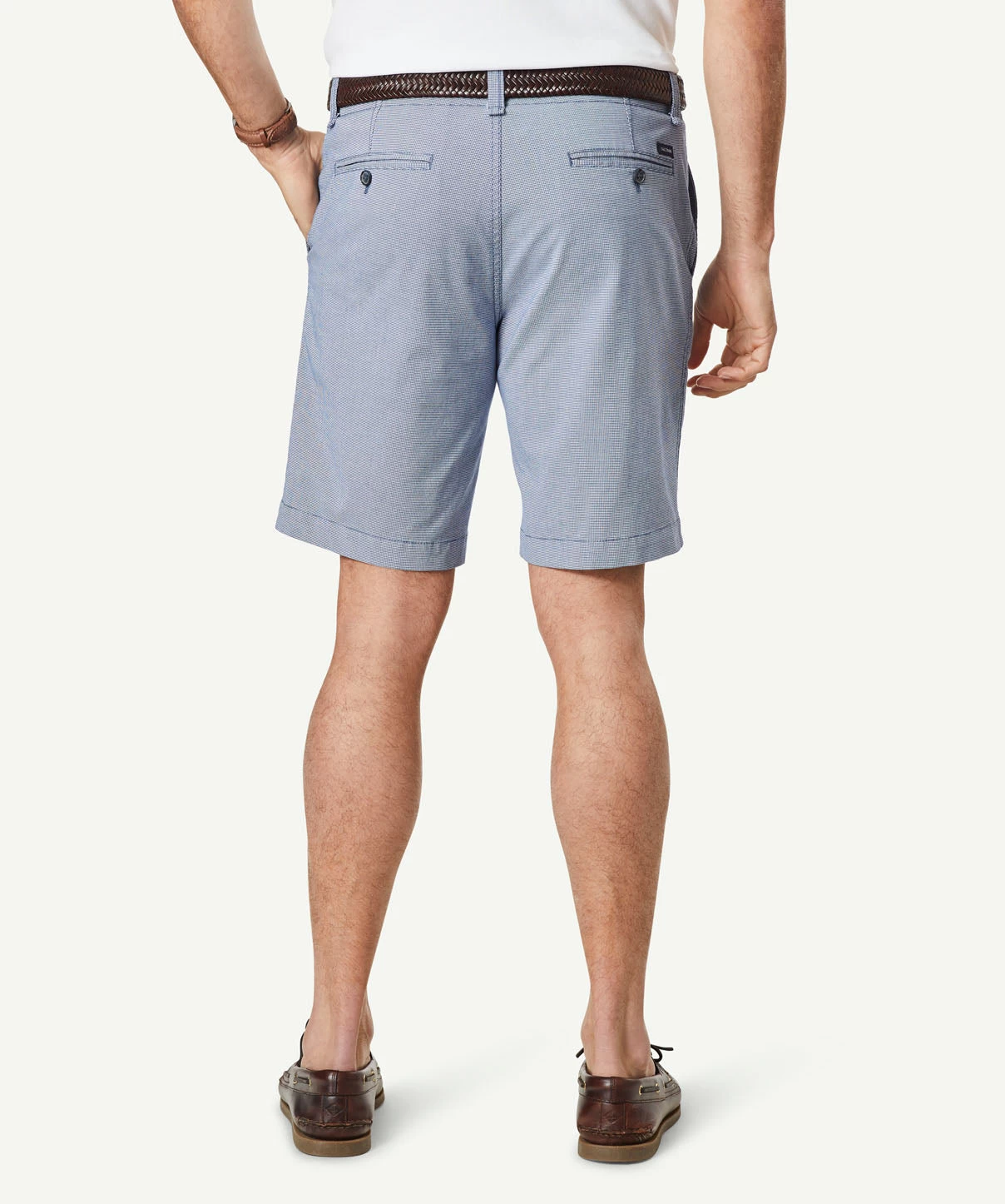 Active Houndstooth Shorts - Blue - Image 3