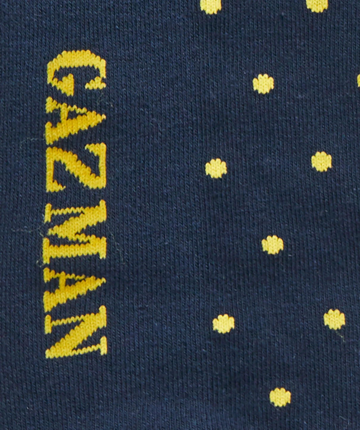 Non Tight Cushion Dot Sock - Navy - Image 3