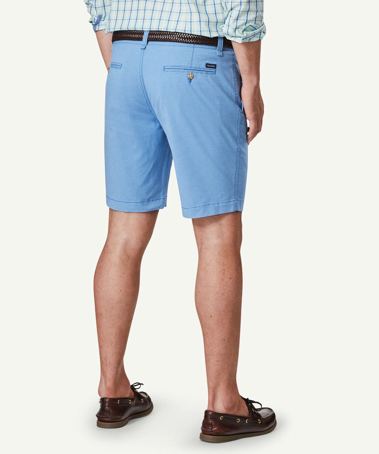 Active Houndstooth Shorts - Cornflower - Image 3