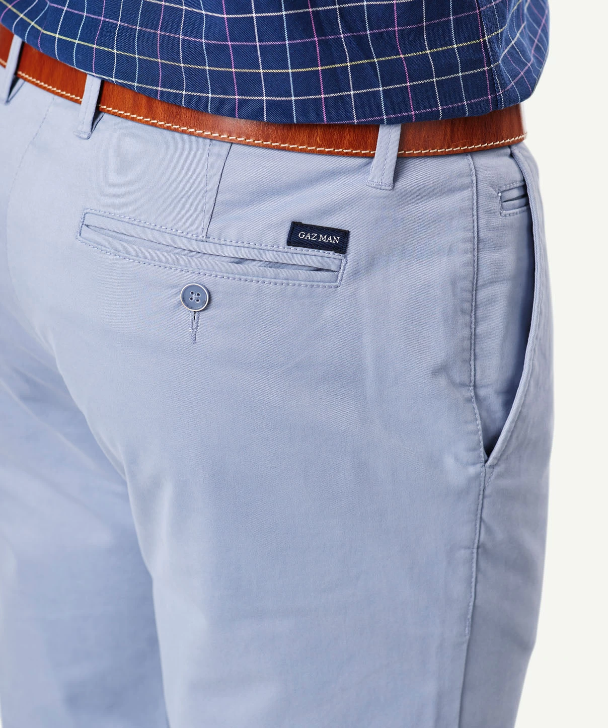 Modern Chino Pants - Light Blue - Image 4