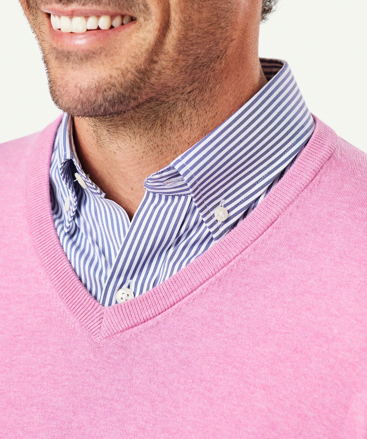 Hi Flex Comfort V Neck - Fuchsia - Image 4