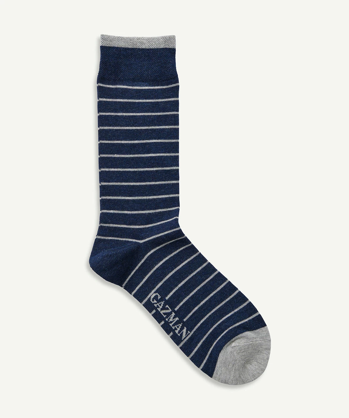 Non Tight Stripe Sock - Navy - Image 4