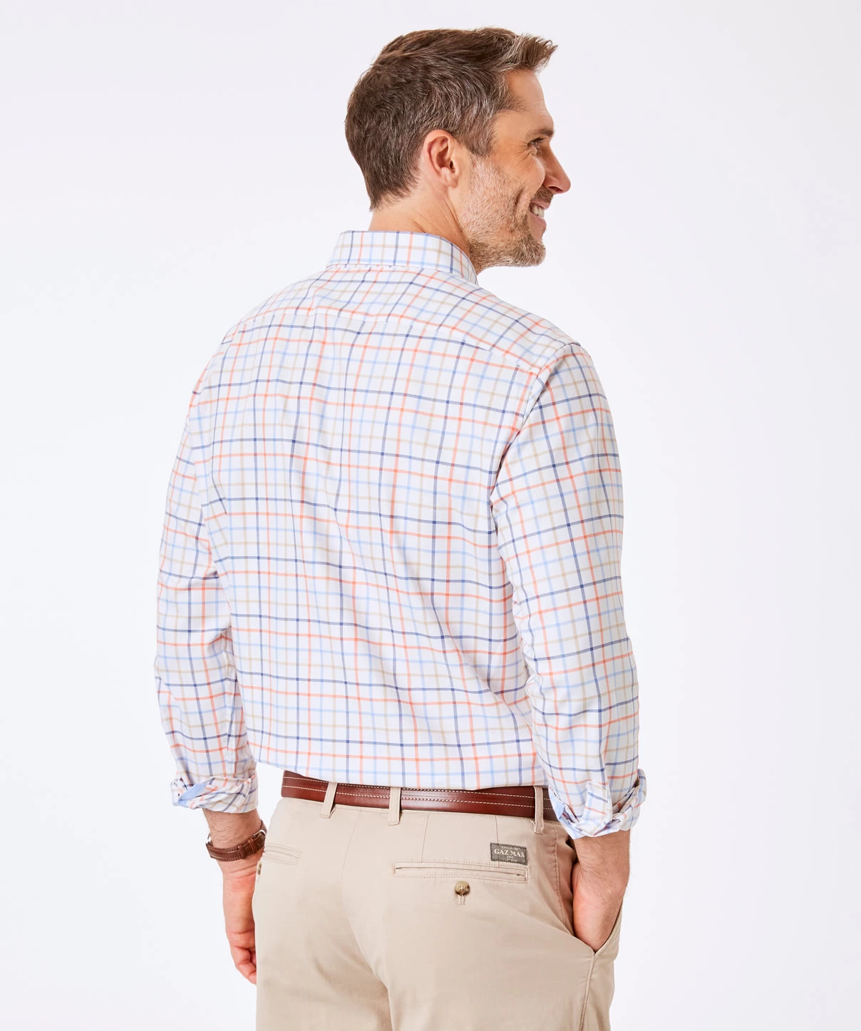 Tailored Fit Easy Care Check Shirt - Multi Check - Image 3