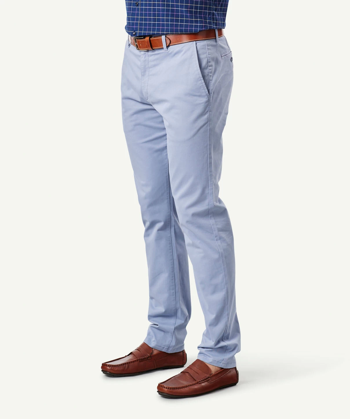 Modern Chino Pants - Light Blue - Image 5