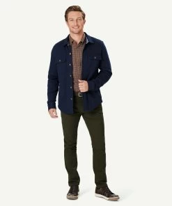 Comfort Shacket - Navy