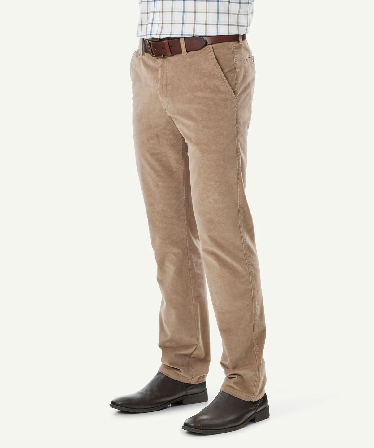 Stretch Fine Cord Pants - Pebble - Image 6