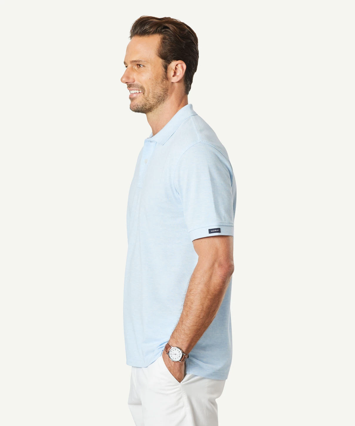 Classic Pique Polo - Cloud - Image 5