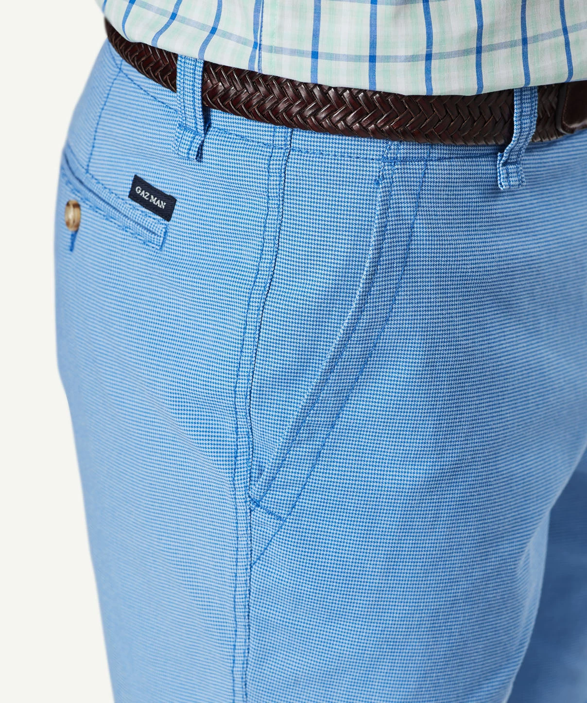 Active Houndstooth Shorts - Cornflower - Image 6