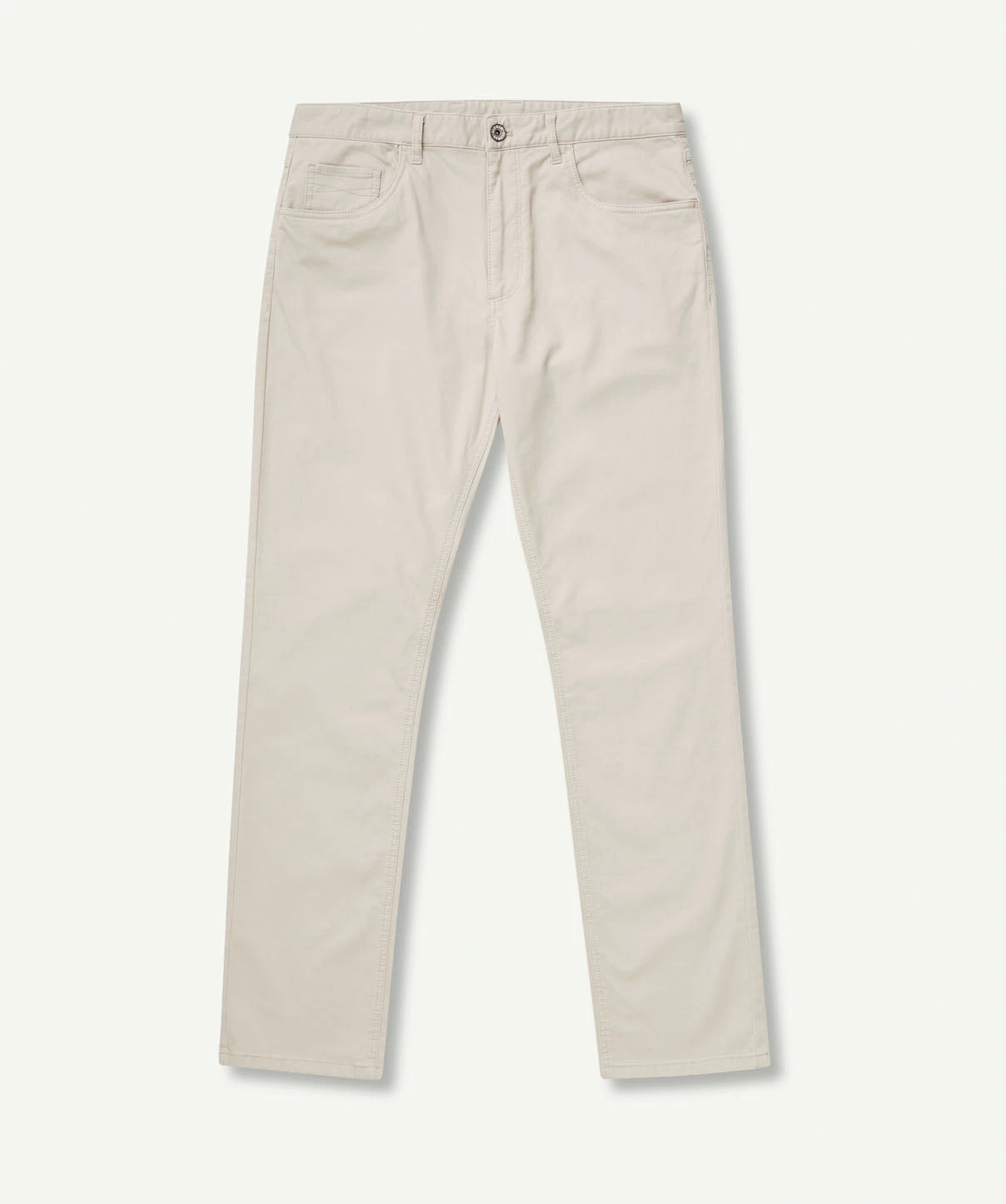 Stretch Bedford Cord Pants - Putty - Image 2