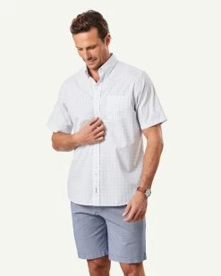 Casual Multi Check Short Sleeve Shirt - Multi Check